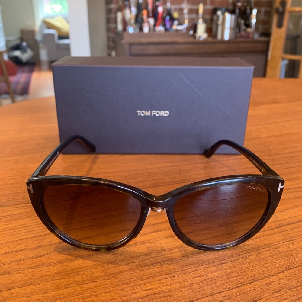 TOM FORD ‘Gina’ 57mm Cat Eye Sunglasses